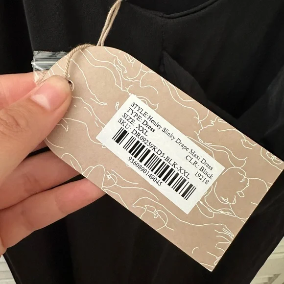 Meshki Black Open-Back Maxi Dress - Picture 3 of 7